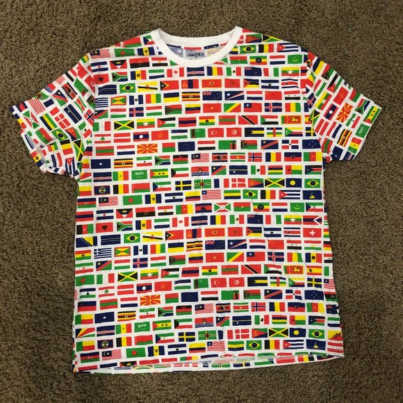 International Flag Shirt Forever 21!!! - Picture 1 of 2